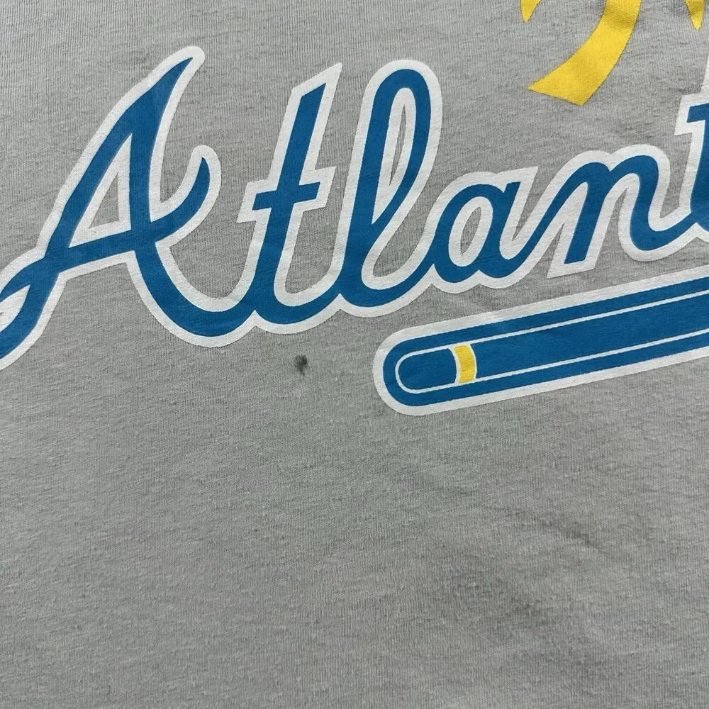 Success Promotions Atlanta Braves Ozzie Albies #1 Youth Graphic T-Shirt Gray L